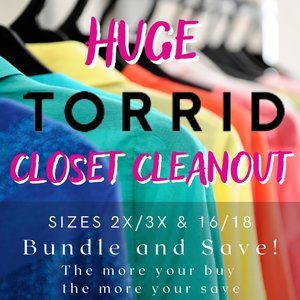 Closet Clean Out! All Torrid!